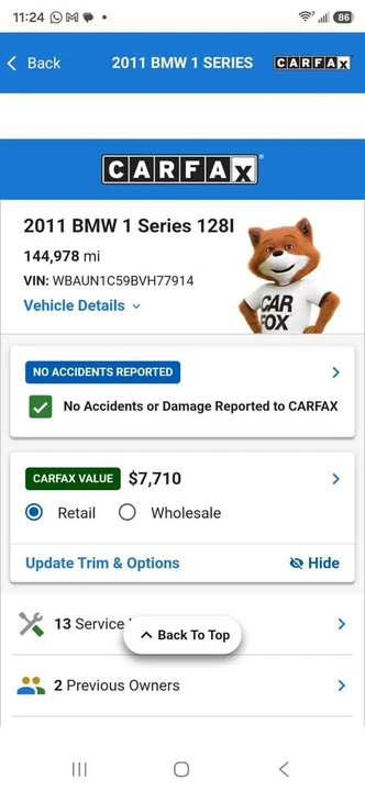 2011 BMW E81/E82/E88 1 Series - Image 4 of 8