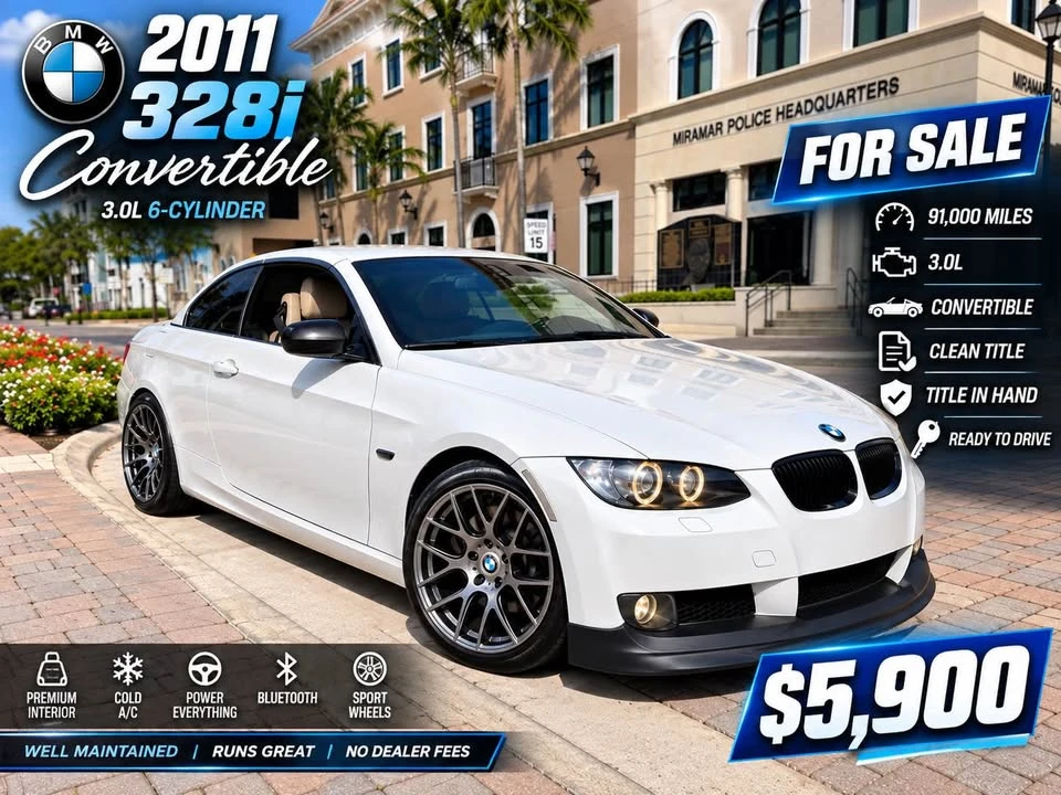 2011 BMW E93 3 Series Convertible - Image 8 of 8