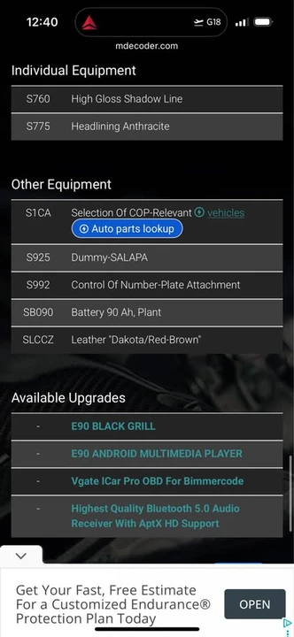 2011 BMW E90 3 Series Sedan - Image 16 of 16
