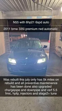 2011 BMW 3 Series 335i Sedan 4D