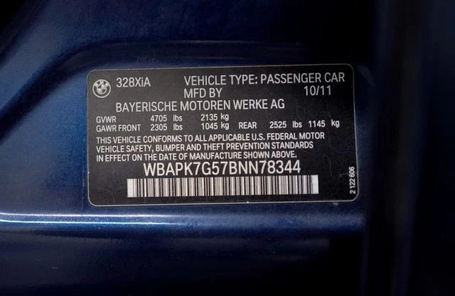 2011 BMW E90 3 Series Sedan - Image 13 of 21