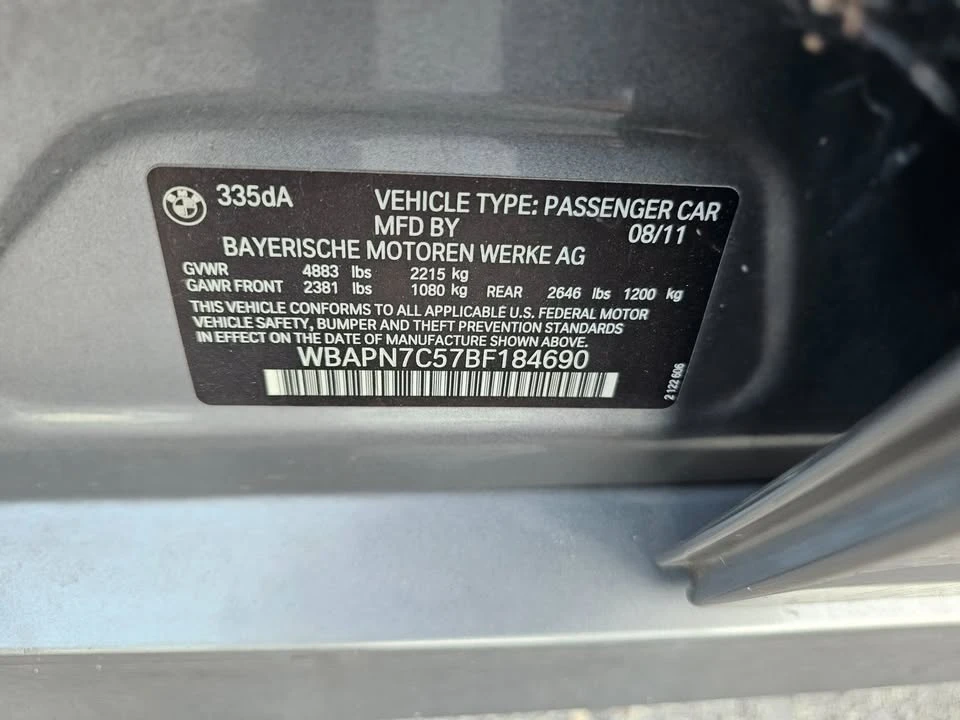 2011 BMW E90 335i Sedan - Image 15 of 15
