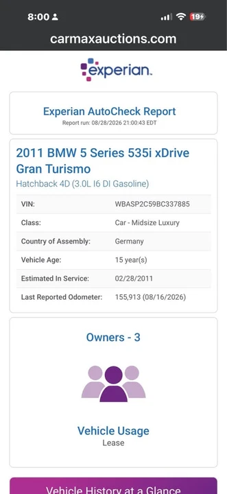 2011 BMW 5 Series - Image 18 of 19