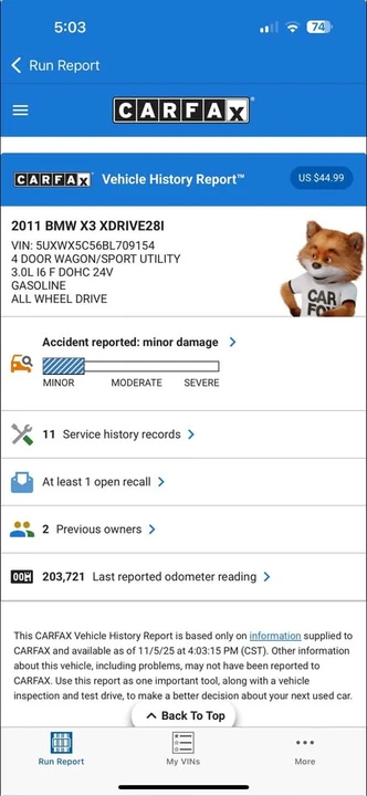 2011 BMW F25 X3 - Image 17 of 17