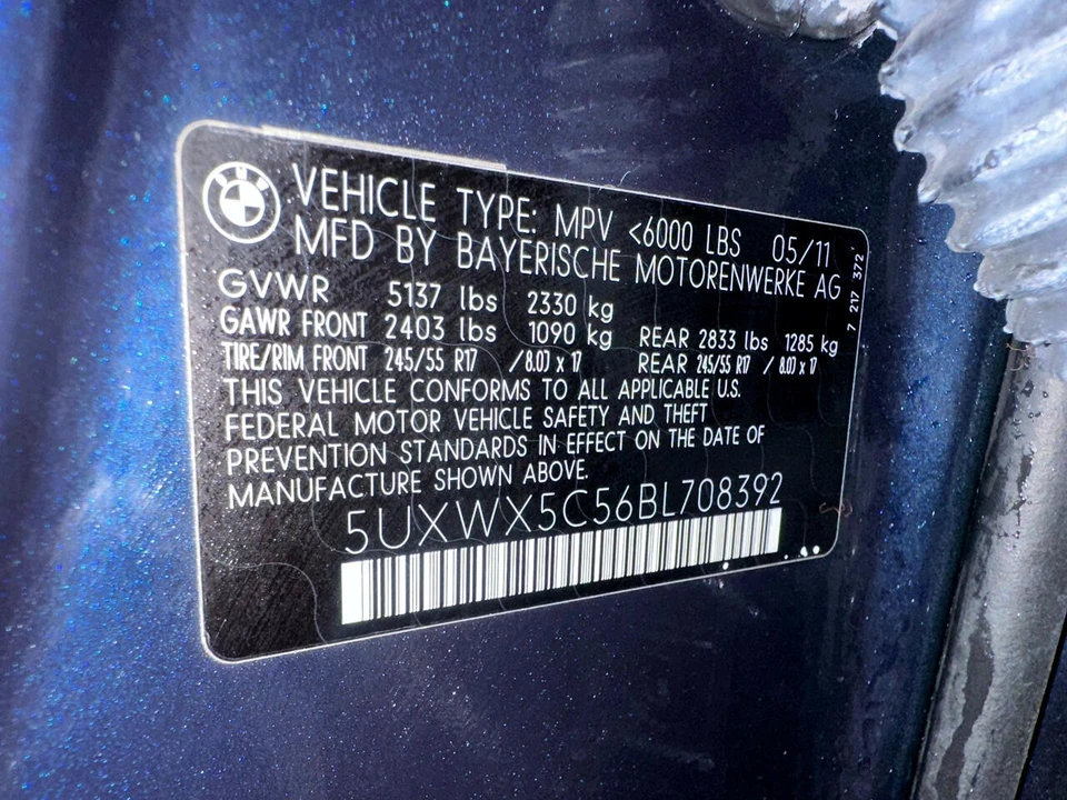 2011 BMW F25 X3 - Image 31 of 31