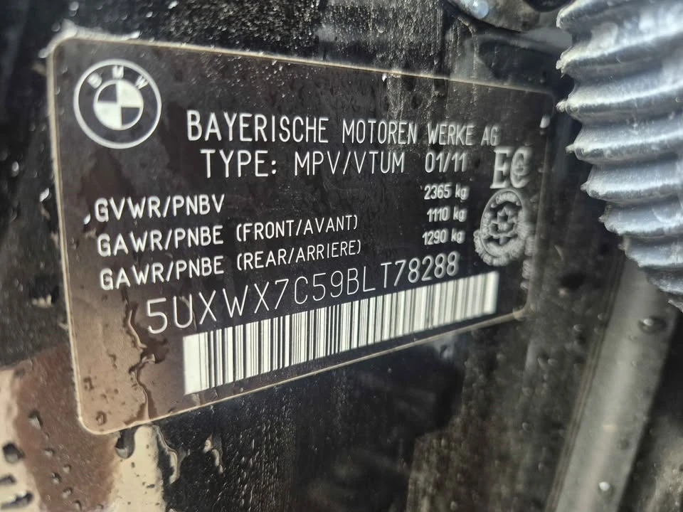 2011 BMW F25 X3 - Image 19 of 19