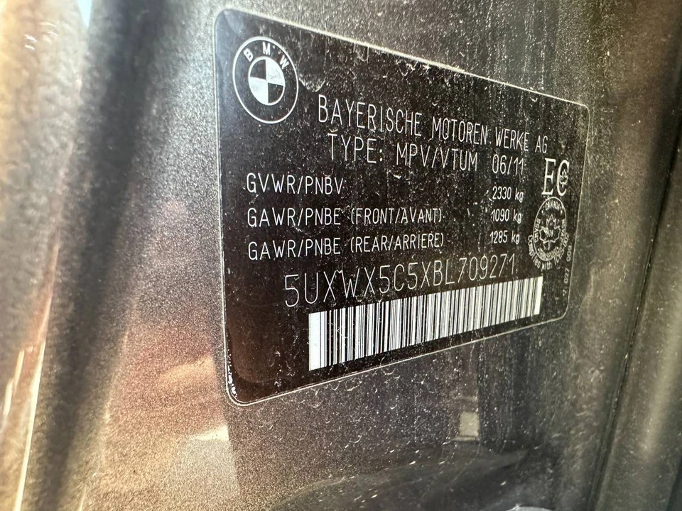2011 BMW F25 X3 - Image 14 of 14