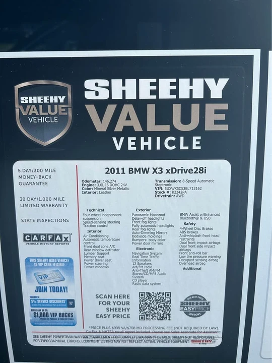 2011 BMW F25 X3 - Image 10 of 11