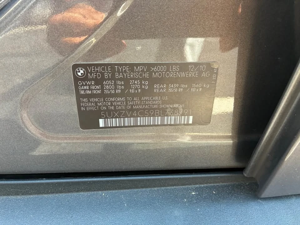 2011 BMW E70 X5 - Image 12 of 13