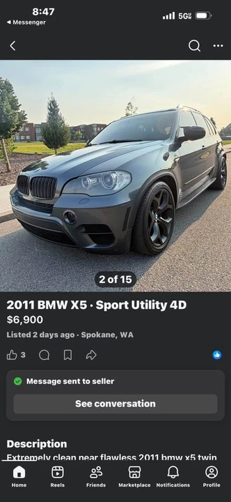 2011 BMW E70 X5 - Image 8 of 8