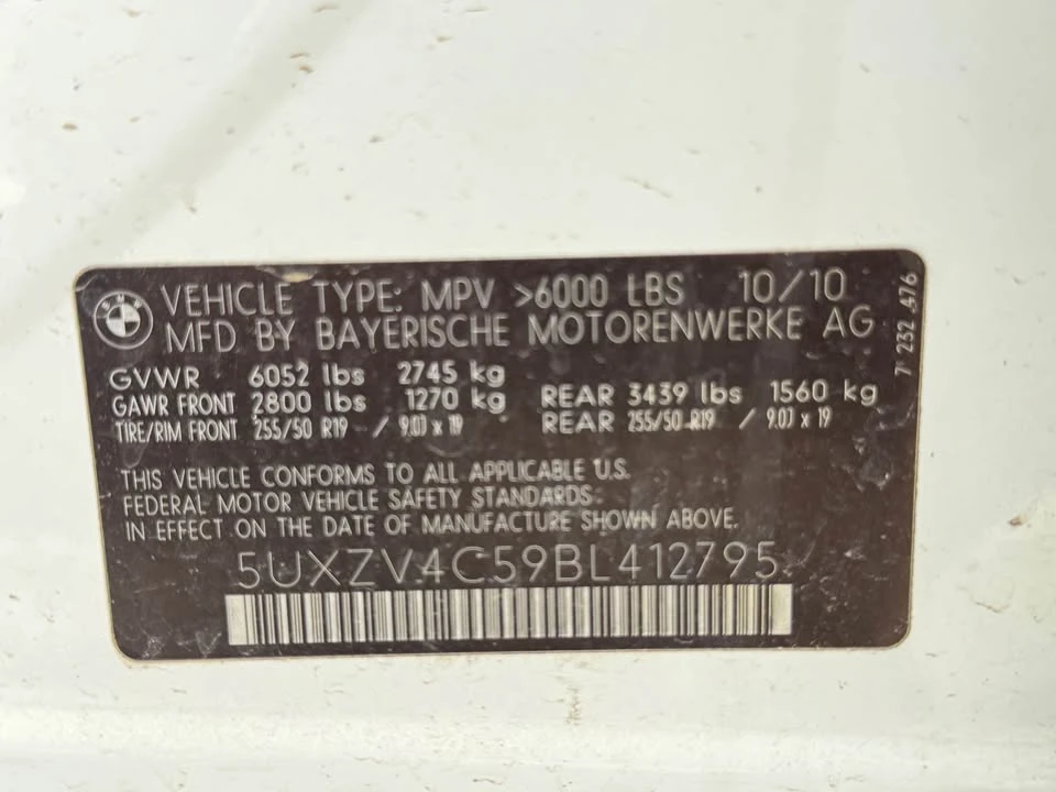 2011 BMW E70 X5 - Image 16 of 18