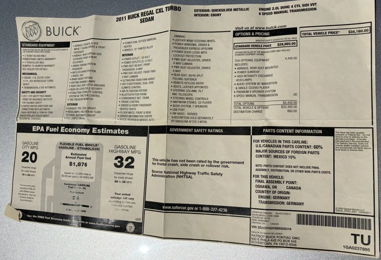 2011 Buick Regal - Image 17 of 21