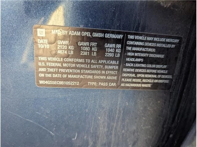 2011 Buick Regal - Image 9 of 10