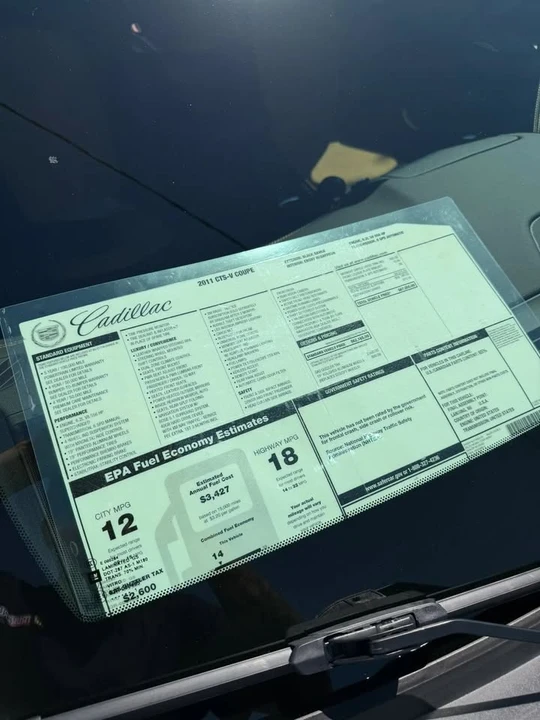 2011 Cadillac CTS-V 2nd Gen - Image 16 of 16