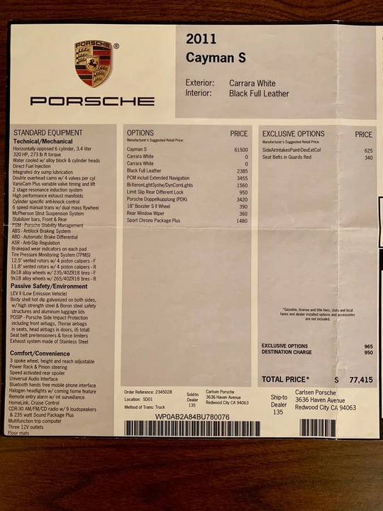 2011 Porsche 987 Cayman S - Image 24 of 24