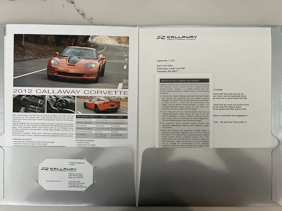 2011 Chevrolet Corvette Callaway - Image 20 of 23