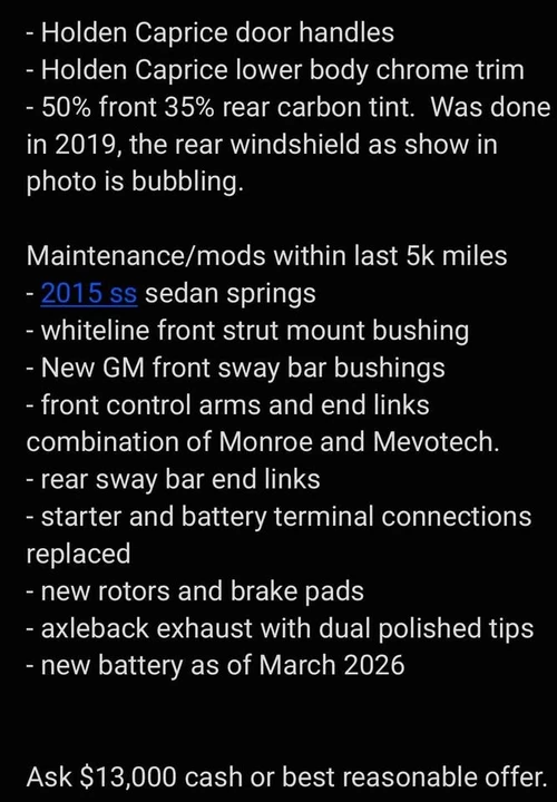 2011 Chevrolet Caprice - Image 20 of 20
