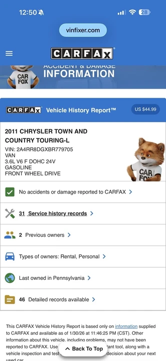 2011 Chrysler Town & Country - Image 17 of 17