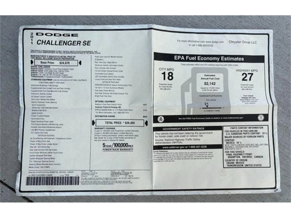 2011 Dodge Challenger 3rd Gen - Image 13 of 31