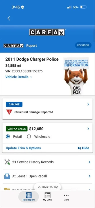 2011 Dodge Charger 7th Gen - Image 2 of 7