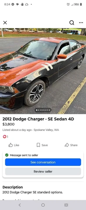 2011 Dodge Charger 7th Gen - Image 3 of 3