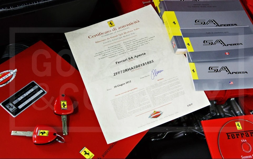 2011 Ferrari 599 SA Aperta - Image 20 of 24