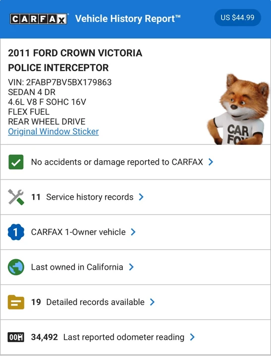 2011 Ford Crown Victoria - Image 16 of 16