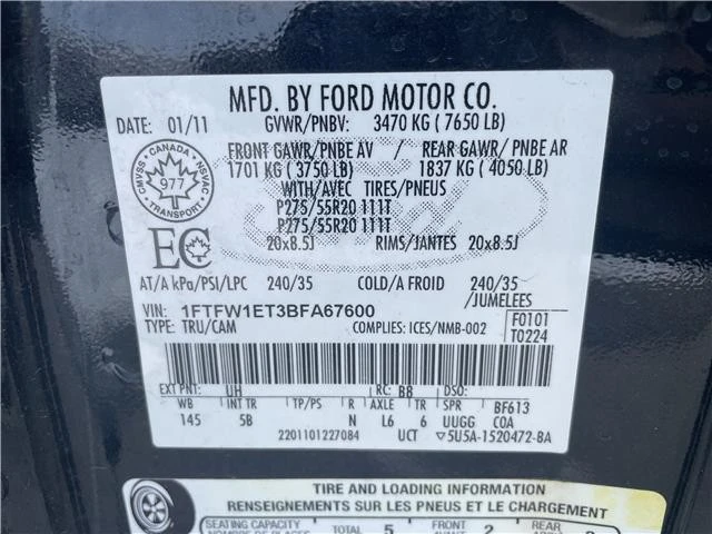 2011 Ford F-150 12th Gen - Image 2 of 21