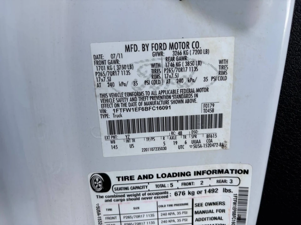 2011 Ford F-150 12th Gen - Image 12 of 21