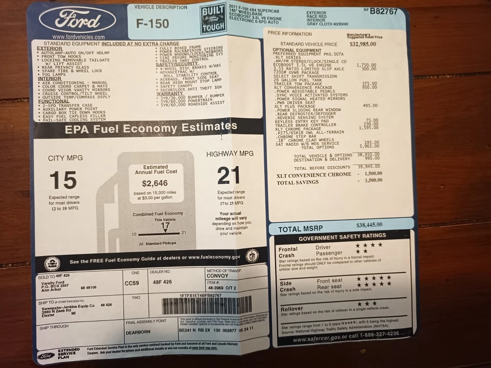 2011 Ford F-150 12th Gen - Image 13 of 13