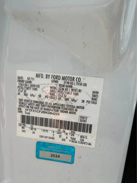 2011 Ford F-150 12th Gen - Image 7 of 8