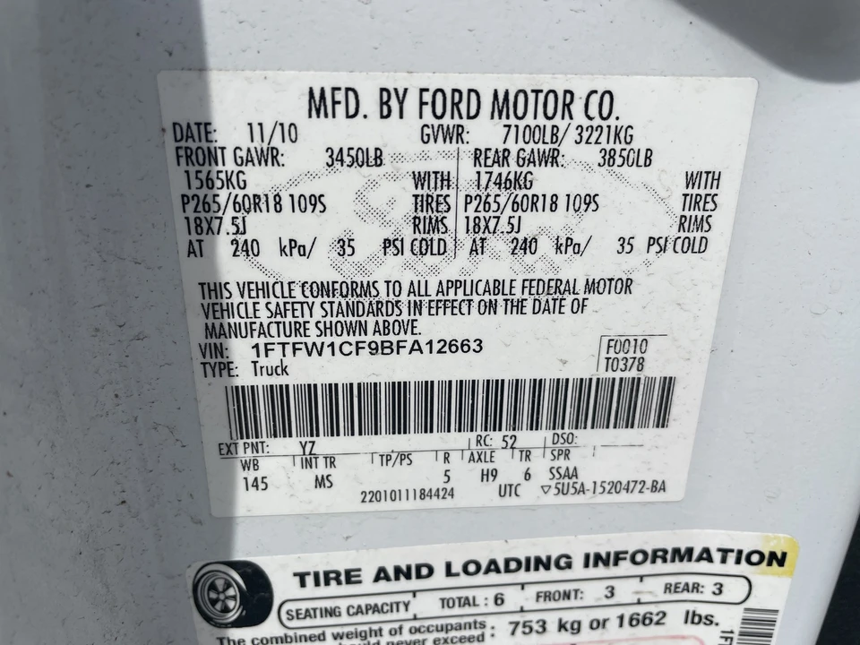 2011 Ford F-150 12th Gen - Image 2 of 21