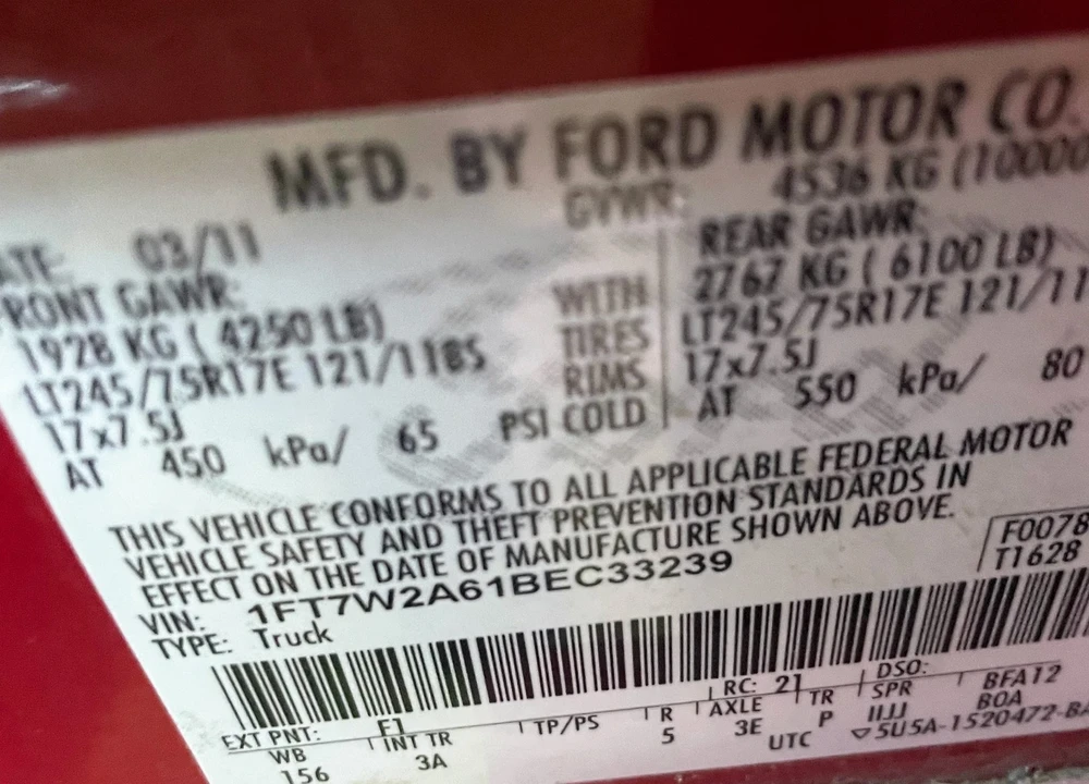 2011 Ford Super Duty 3rd Gen - Image 19 of 21