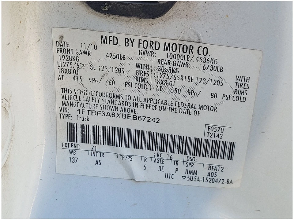 2011 Ford Super Duty 3rd Gen - Image 12 of 21