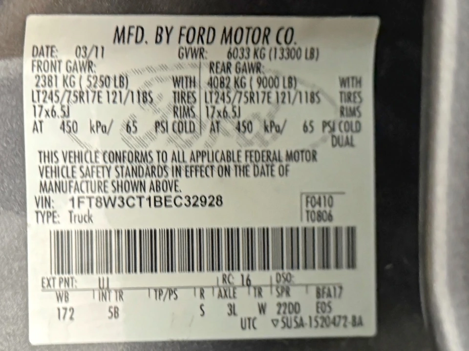 2011 Ford Super Duty 3rd Gen - Image 17 of 18