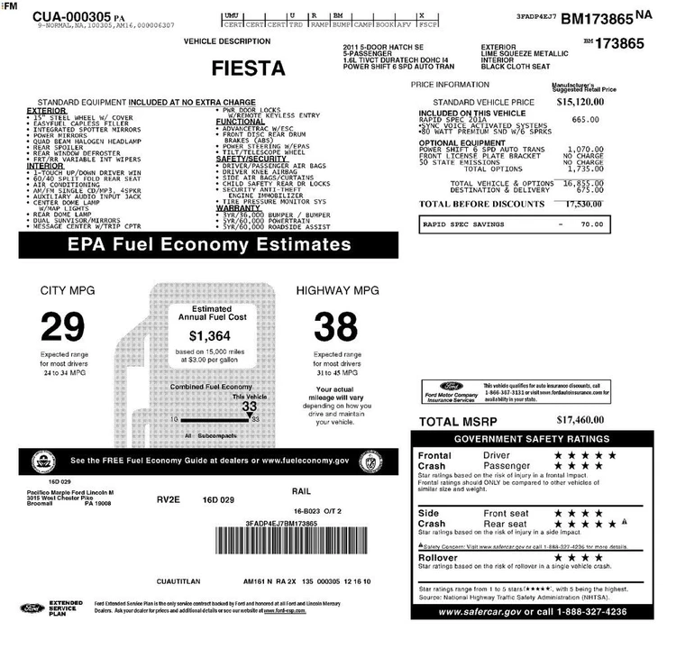 2011 Ford Fiesta - Image 7 of 12