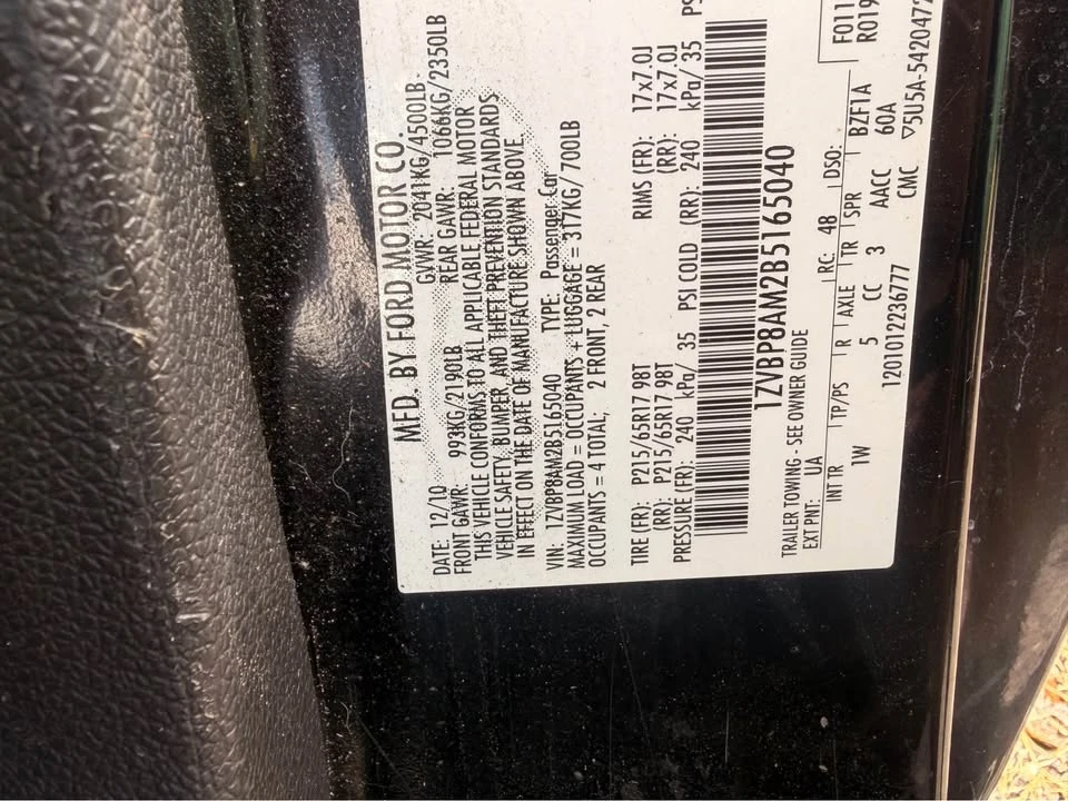 2011 Ford S197 Mustang - Image 7 of 11