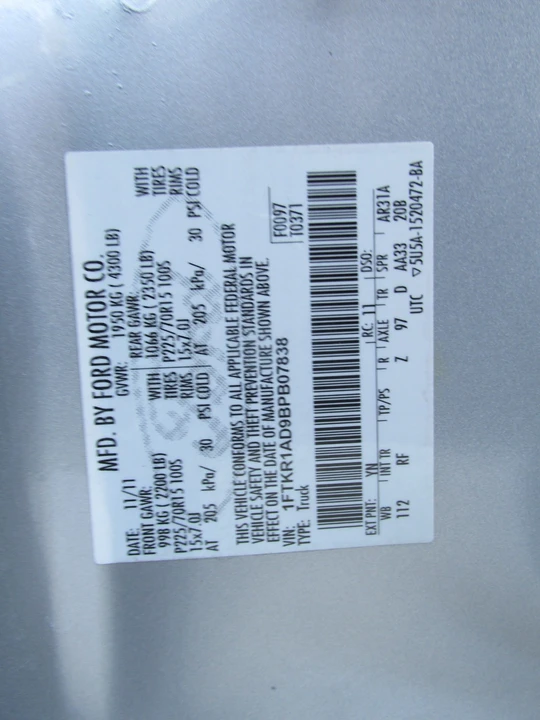 2011 Ford Ranger 3rd Gen - Image 17 of 21