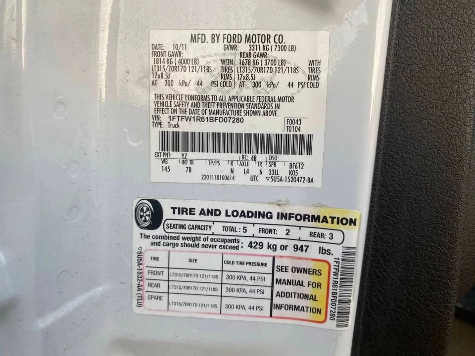 2011 Ford F-150 12th Gen - Image 18 of 18