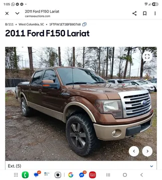 2011 Ford F150 Supercrew Cab Lariat