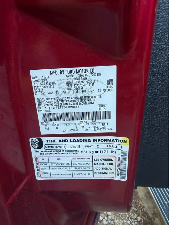 2011 Ford F-150 12th Gen - Image 11 of 11