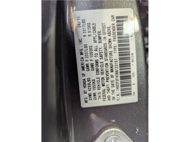 2011 Honda Accord 8th Gen - Image 9 of 10