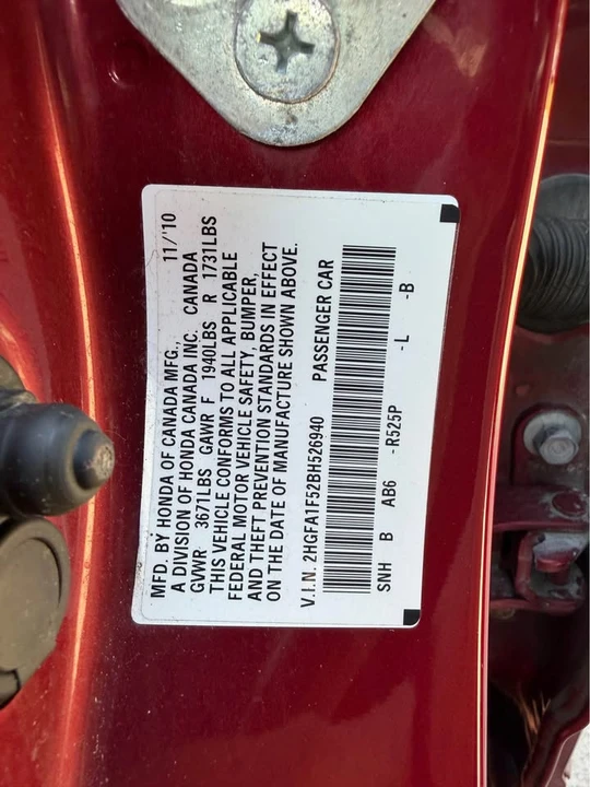 2011 Honda Civic 8th Gen - Image 14 of 14