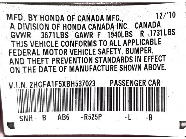 2011 Honda Civic 8th Gen - Image 9 of 9