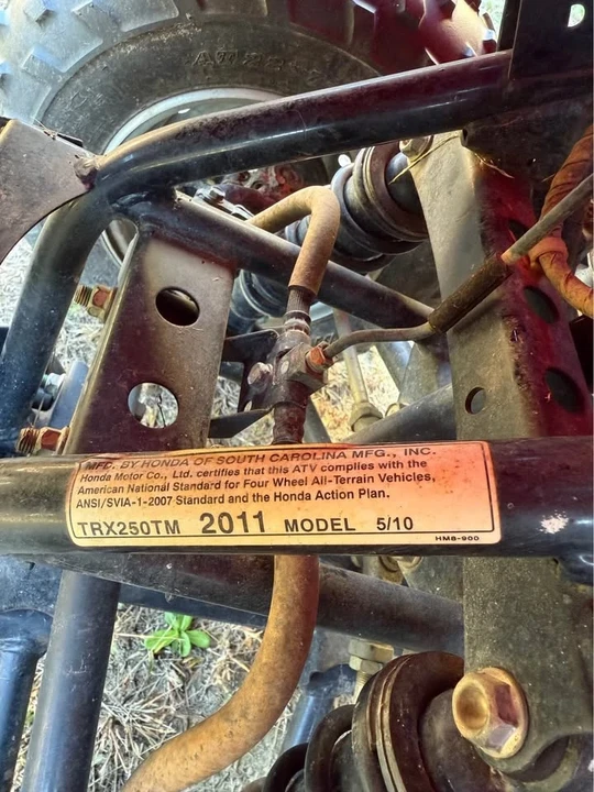 2011 Honda ATV - Image 4 of 4