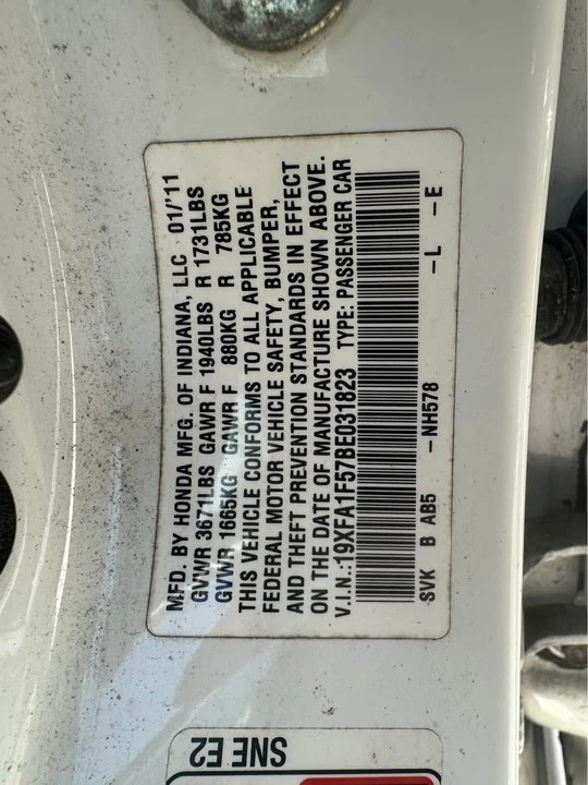 2011 Honda Civic 8th Gen - Image 12 of 12