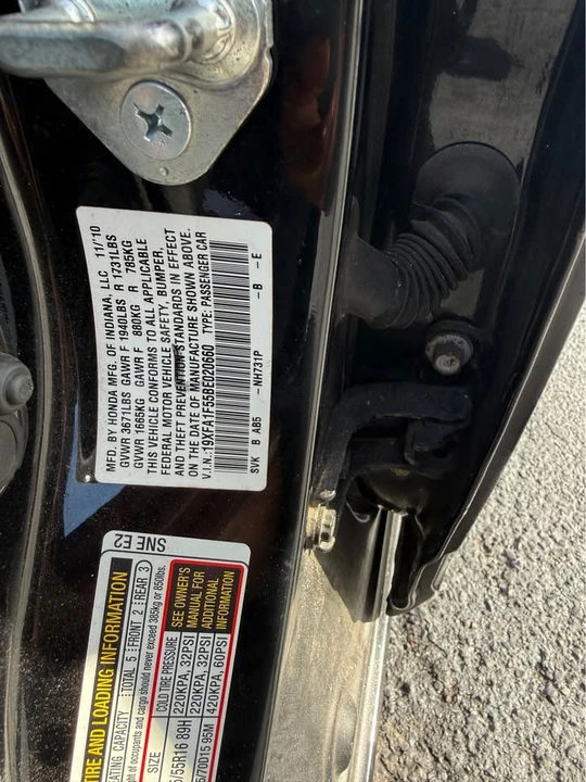 2011 Honda Civic 8th Gen - Image 11 of 11