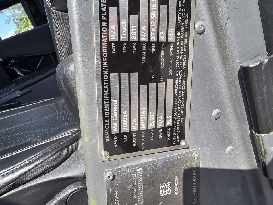 2011 Hummer HMMWV - Image 4 of 5
