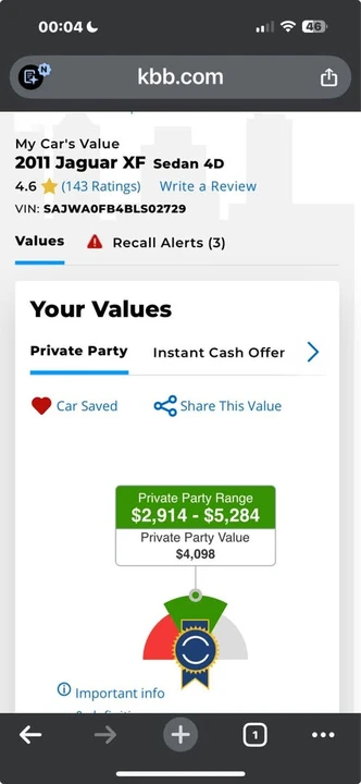2011 Jaguar X250 XF - Image 10 of 10