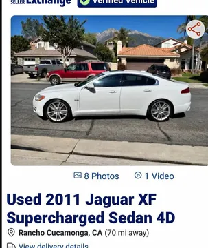 2011 Jaguar XF XF Supercharged Sports Sedan 4D
